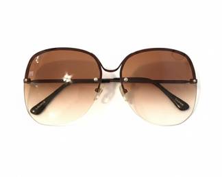Crown vintage gradient sunglasses
