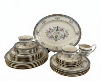 Lenox Blue Tree Fine China Dinnerware Set