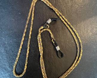 Gold-Tone Metal Eyeglass Chain