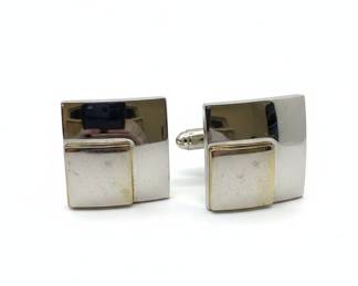 Napier Silver-Tone Square Clip-On Earrings