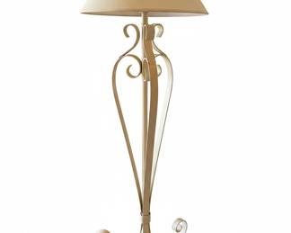 Coastal Style Wrought Iron Floor Lamp