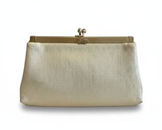 Vintage HL (Harry Levine) Metallic Gold Evening Clutch