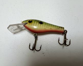 Vintage Poe's Super Cedar RC-1 Crankbait Fishing Lure