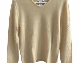 Chadwick's 100% Cashmere V-Neck Sweater