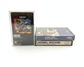 Vintage Cassette Tape Collection (UB40, Elton John, Lionel Richie)