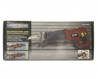 Chicago Electric 6 Amp Reciprocating Saw with Rotating Handle (Item 65570)