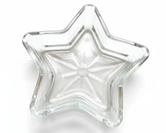 Vintage Libbey Glass Star-Shaped Dish