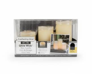 Everlasting Glow Glow Wick LED Wax Candle Set