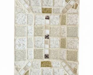 Mid-Century Modern Mosaic Tile Tray