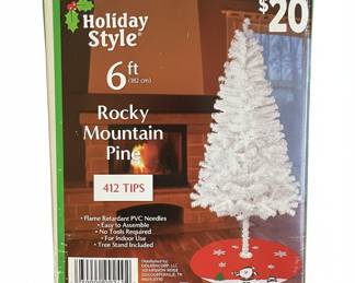Holiday Style 6ft Rocky Mountain Pine Artificial Christmas Tree