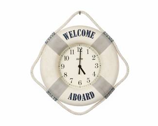 Nautical Life Ring Wall Clock
