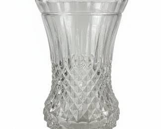 Lamplight Farms Diamond Hobnail Glass Vase