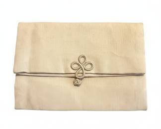 Vintage Silk Knot Clutch