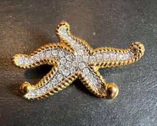 P.S. Co. Starfish Brooch