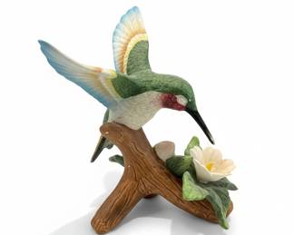 Franklin Mint Hummingbird Porcelain Figurine