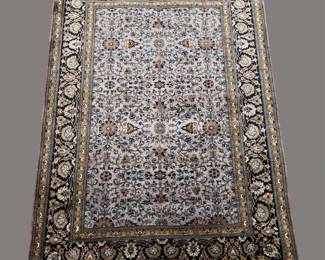 All over kashan original Persian rug high quality hand spun wool