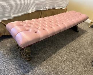Hollywood regency bench