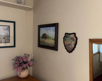 Bedroom Dresser And Wall Art