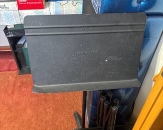 Music Stand And Audio Equipment