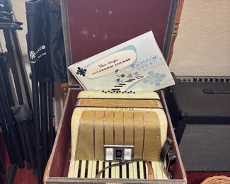 Accordion In Open Case