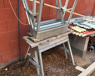 Sawhorses And Workshop Materials