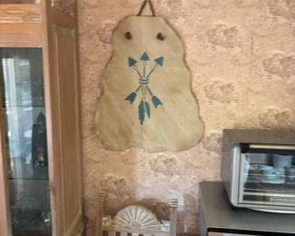 Dining Chair And Wall Accent