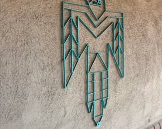 Bird Shaped Outdoor Wall Decoration