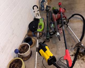 Yard Tools And Small Planters