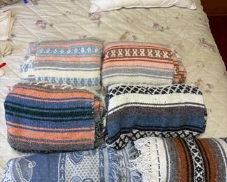 Folded Blankets And Bedding