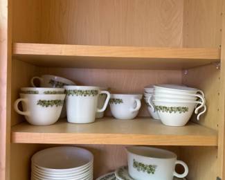 Patterned Cups And Saucers