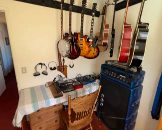 Music Room Instrument Display