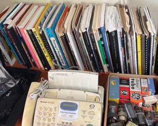 Music Books And Fax Machine