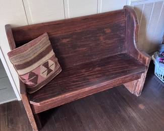 Small church pew