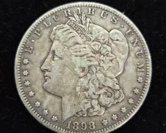 1898-S Morgan Silver Dollar
