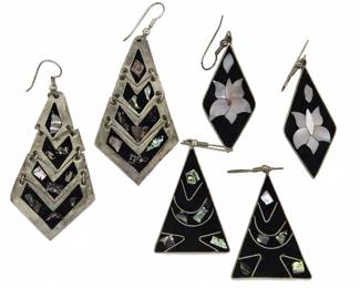 	Mexican Inlay Earrings Assorted Designs