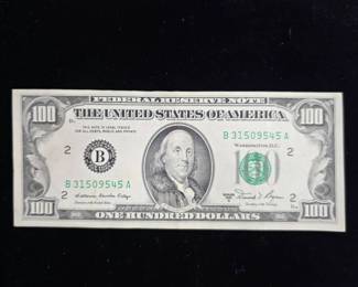 	1981 Series $100 Federal Reserve Note