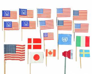 Miniature International Flag Picks