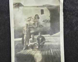 WWII Aircraft Nose Art Photo Swamp Angel 499