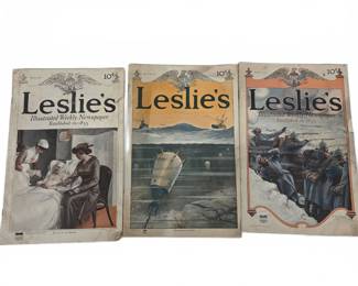 	Leslie's Illustrated Weekly Newspapers 1915
