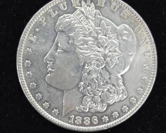 1886 Morgan Silver Dollar
