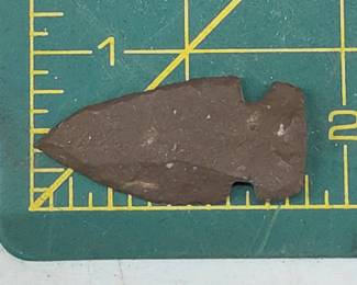 Native American Notched Chert Projectile Point