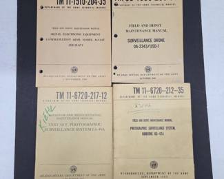 US Army Technical Manuals 1960-63 Surveillance