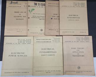 Army & Air Force Technical Manuals, 1950s-1960s