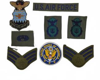 U.S. Air Force Patch & Chevron Insignia Assortment