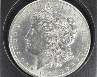 1897-S Morgan Silver Dollar