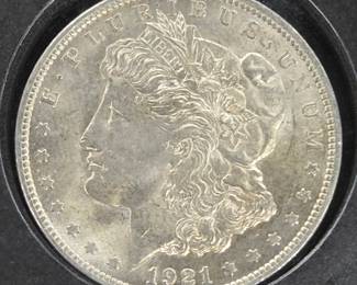 	1921 Morgan Silver Dollar