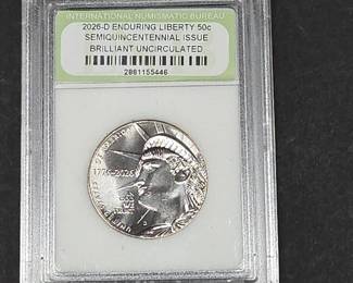	2026-D Enduring Liberty 50c Brilliant Unc I.N.B.