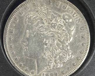 	1889-S Morgan Silver Dollar US Coin