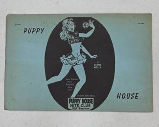 	Puppy House New Orleans Souvenir Photo Folder