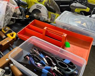 Scissors, and all kinds of equipment